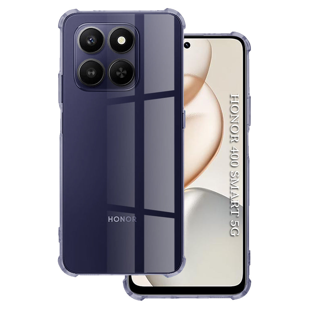 Etui til Honor 400 Smart 4G / X7d 4G / 400 Smart 5G, Techsuit, Stødsikker Klar, Røget