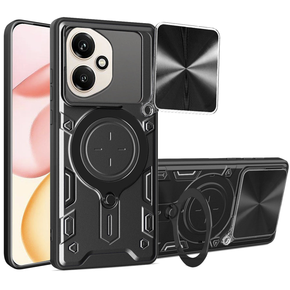 Cover til Honor 400, Techsuit, CamGuard Pro, Sort