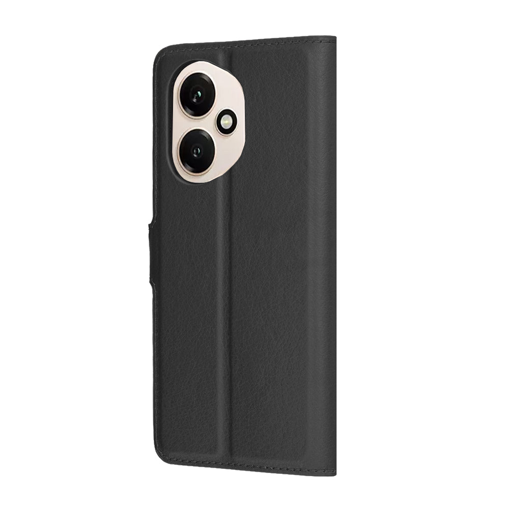 Cover til Honor 400, Techsuit, Leather Folio, Sort