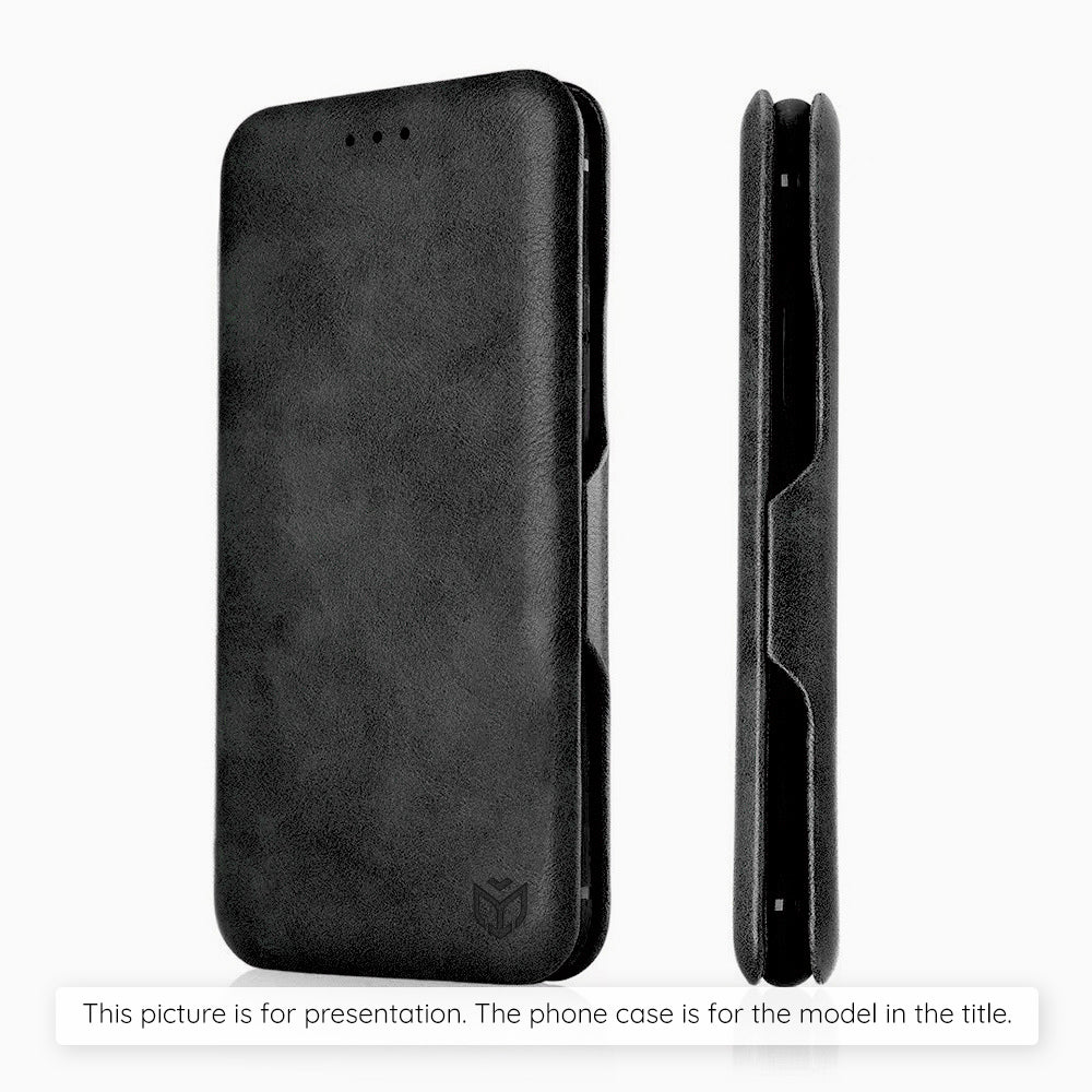 Etui til Honor 600 Lite, Techsuit, Safe Wallet Plus, Sort