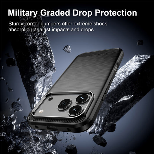 Cover til Honor 600 Pro / 600, Techsuit, Carbon, Sort