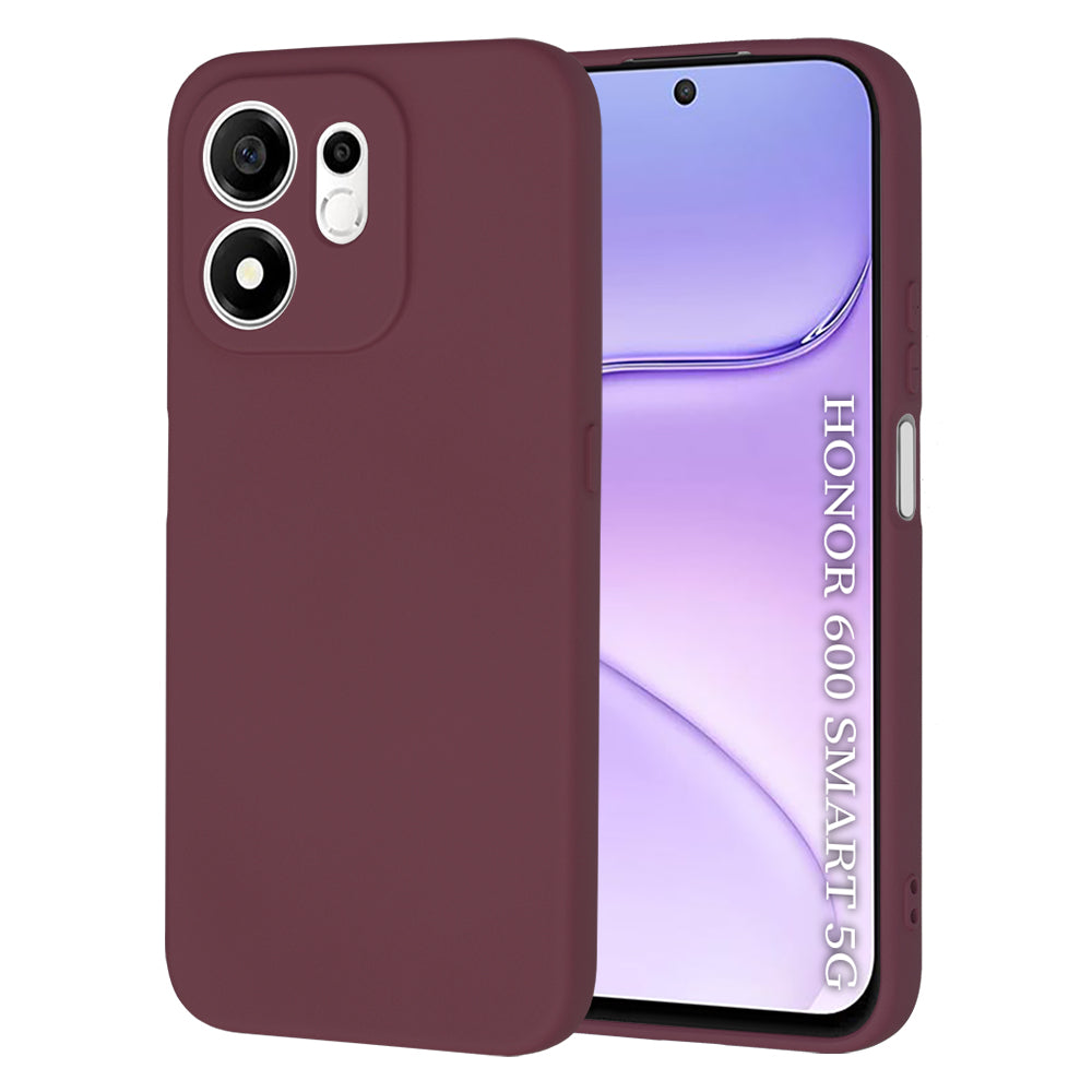 Cover til Honor 600 Smart, Techsuit, SoftFlex, Vinrød