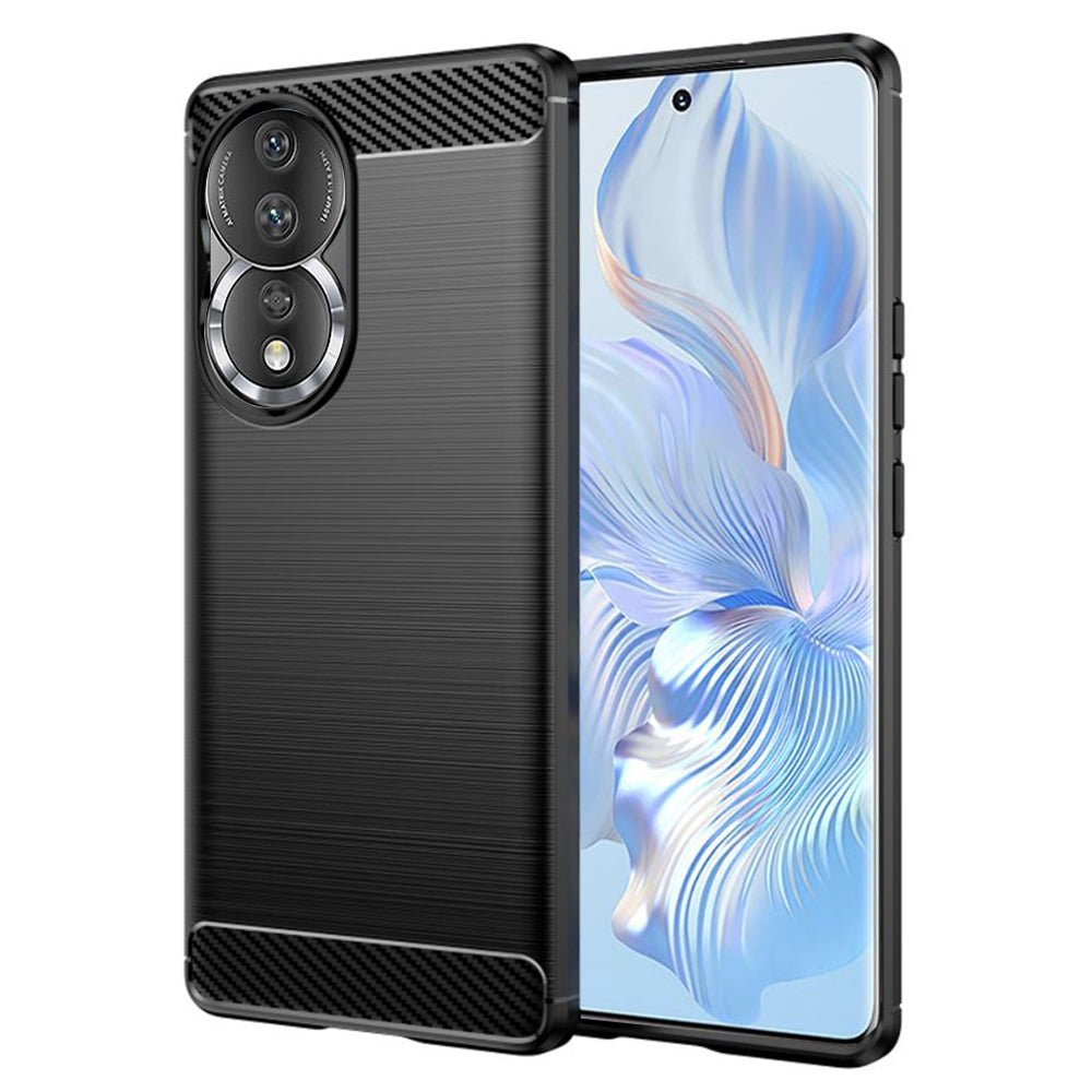 Cover til Honor 90 / 80, Techsuit, Carbon, Sort