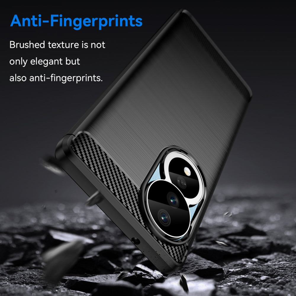 Cover til Honor 90 / 80, Techsuit, Carbon, Sort