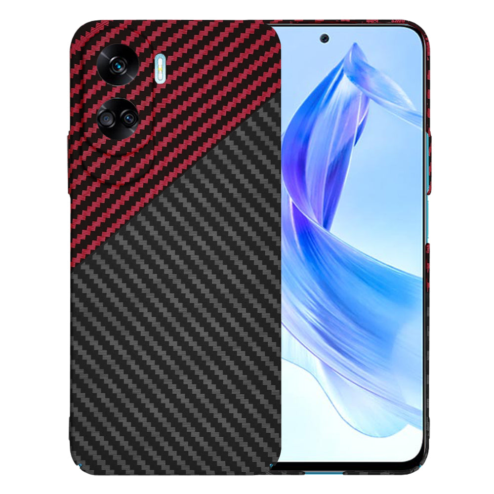 Cover til Honor 90 Lite, Techsuit, Carbonite FiberShell, Sort Rød