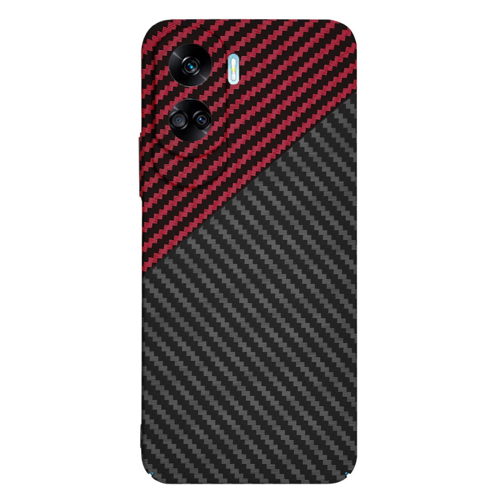 Cover til Honor 90 Lite, Techsuit, Carbonite FiberShell, Sort Rød