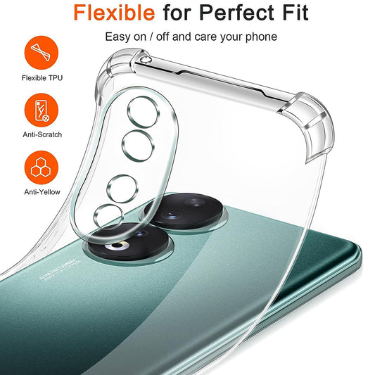 Cover til Honor 90, Techsuit, Stødabsorberende Klar, Transparent