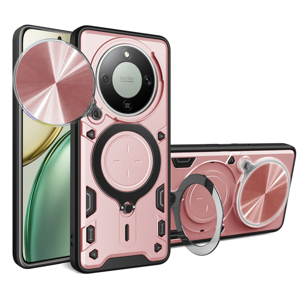 Etui til Honor Magic8 Lite, Techsuit, CamGuard Pro, Gylden Rosa