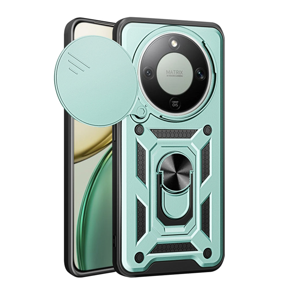 Etui til Honor Magic8 Lite, Techsuit, CamShield, Grøn