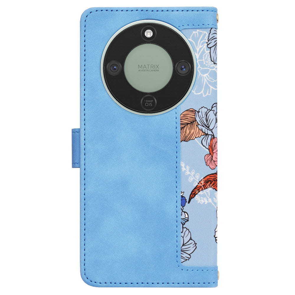 Etui til Honor Magic8 Lite, Techsuit, FlipCraft, Blå
