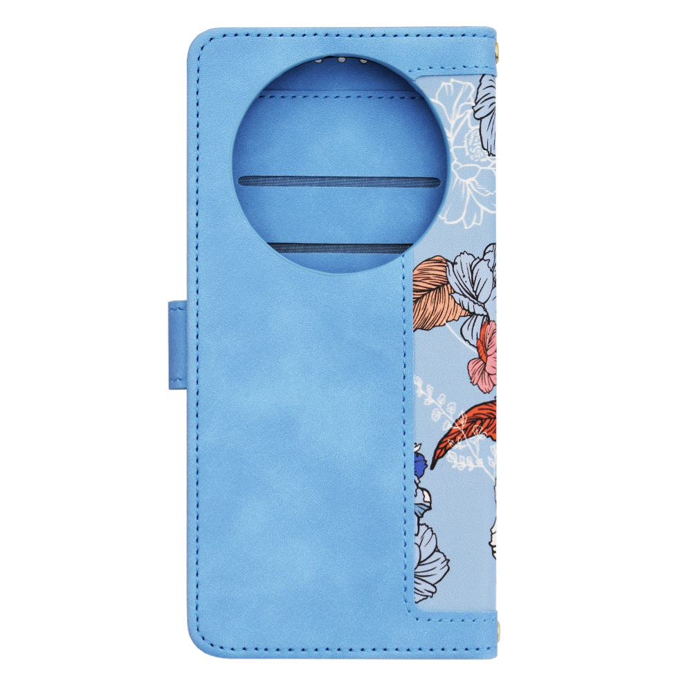 Etui til Honor Magic8 Lite, Techsuit, FlipCraft, Blå