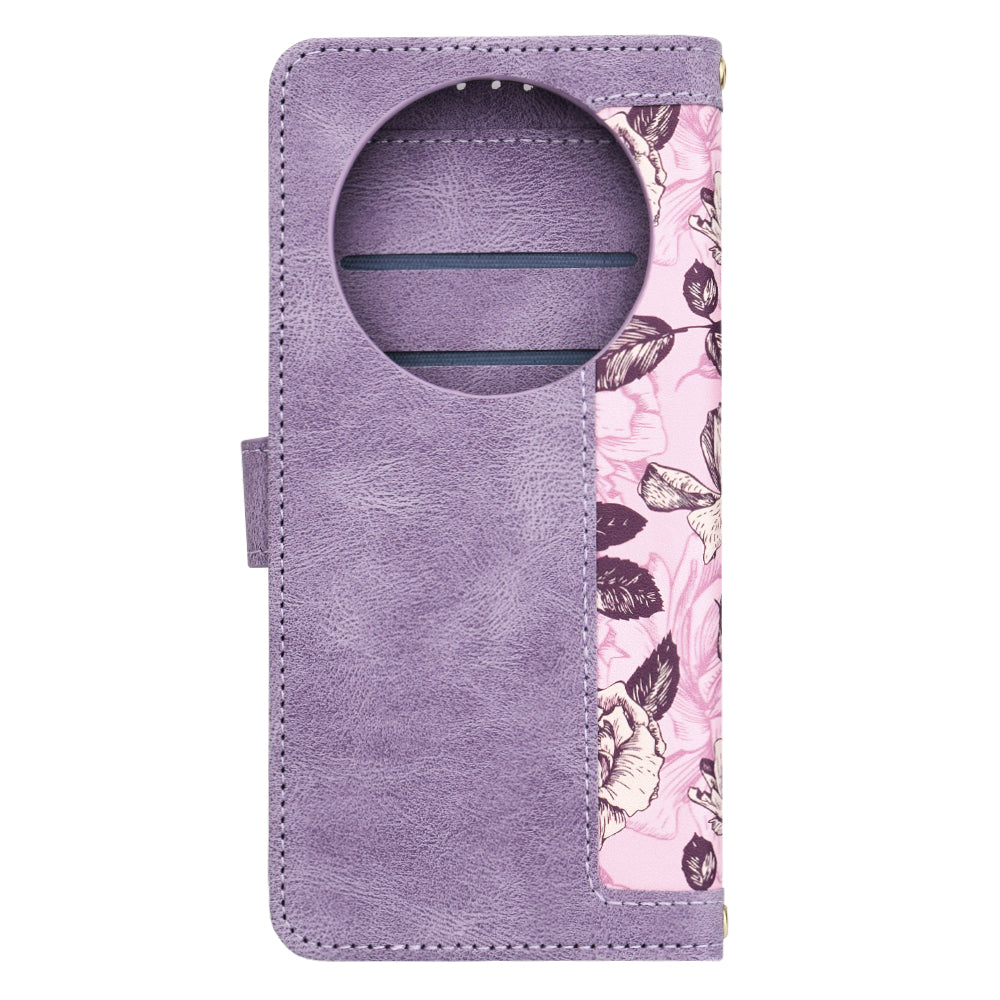 Etui til Honor Magic8 Lite, Techsuit, FlipCraft, Lilla