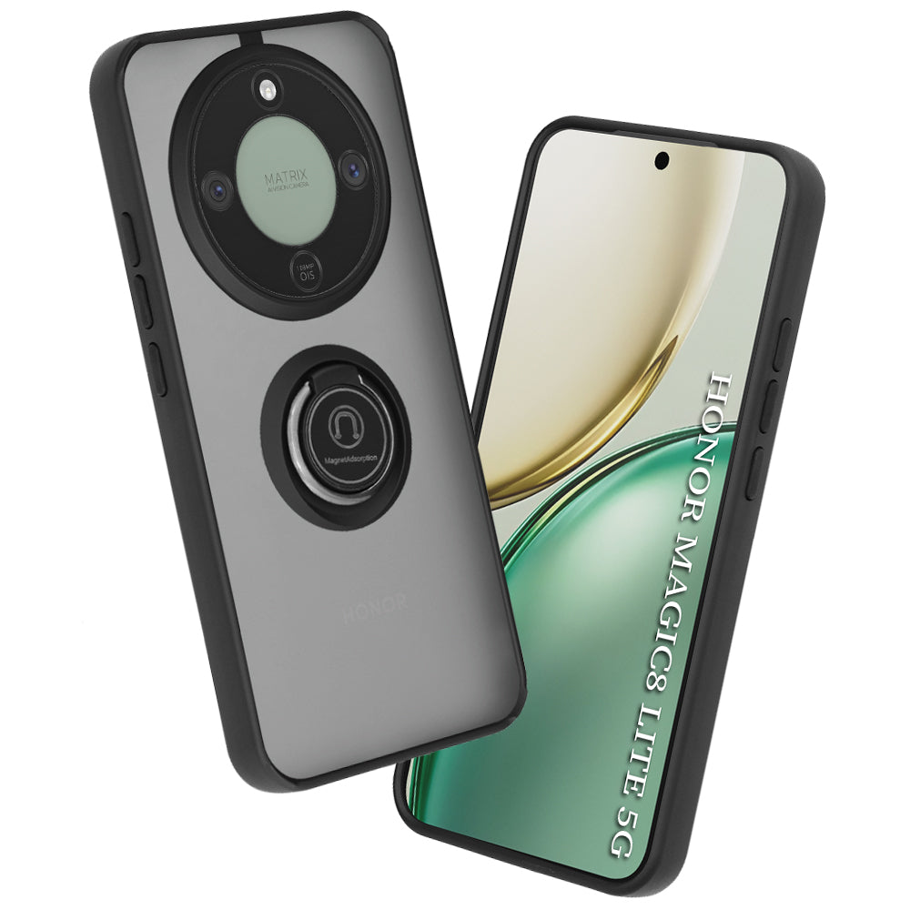 Etui til Honor Magic8 Lite, Techsuit, Glinth, Sort