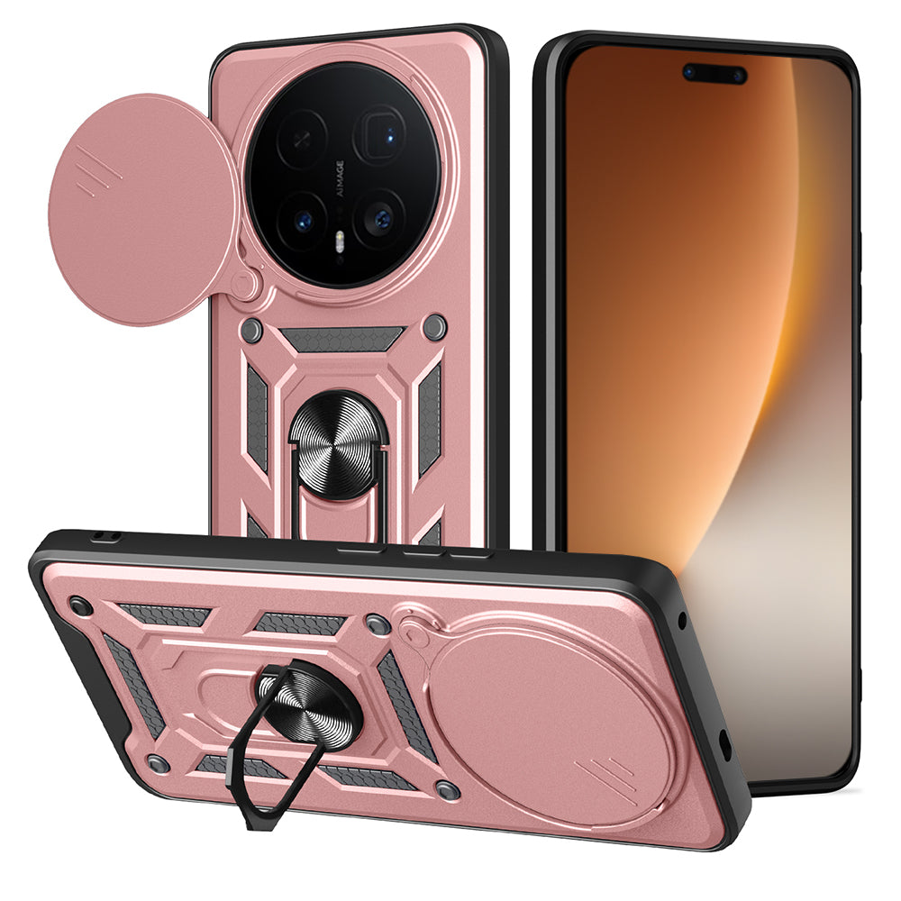 Etui til Honor Magic8 Pro, Techsuit, CamShield, Gylden Rosa