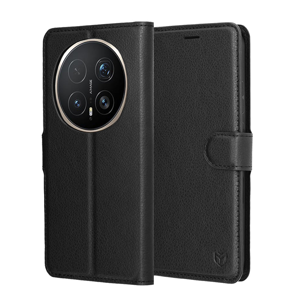 Cover til Honor Magic8 Pro, Techsuit, Leather Folio, Sort