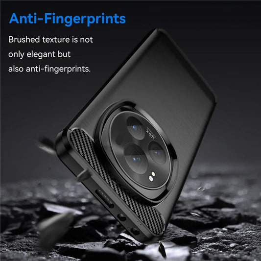 Cover til Honor X5b, Techsuit, Carbon, Sort