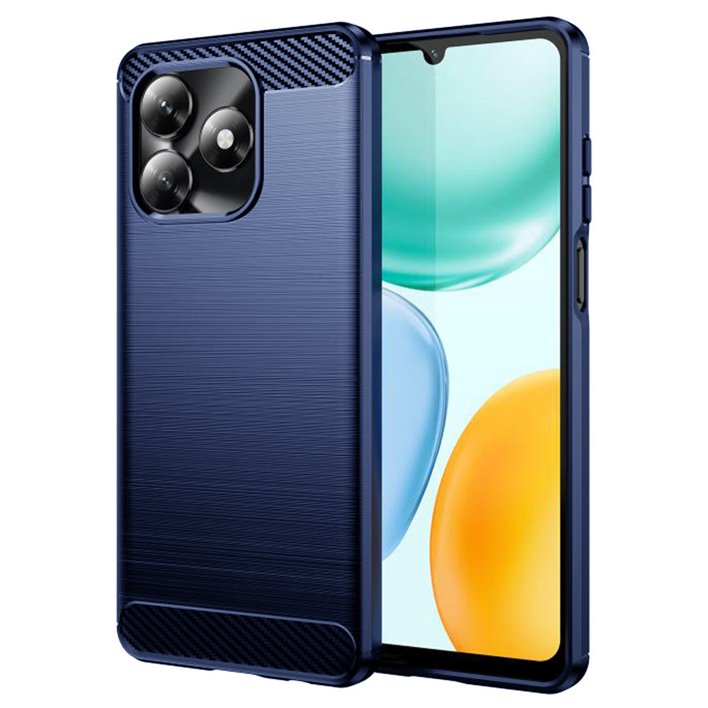 Etui til Honor X5c Plus, Techsuit, Carbon, Blå
