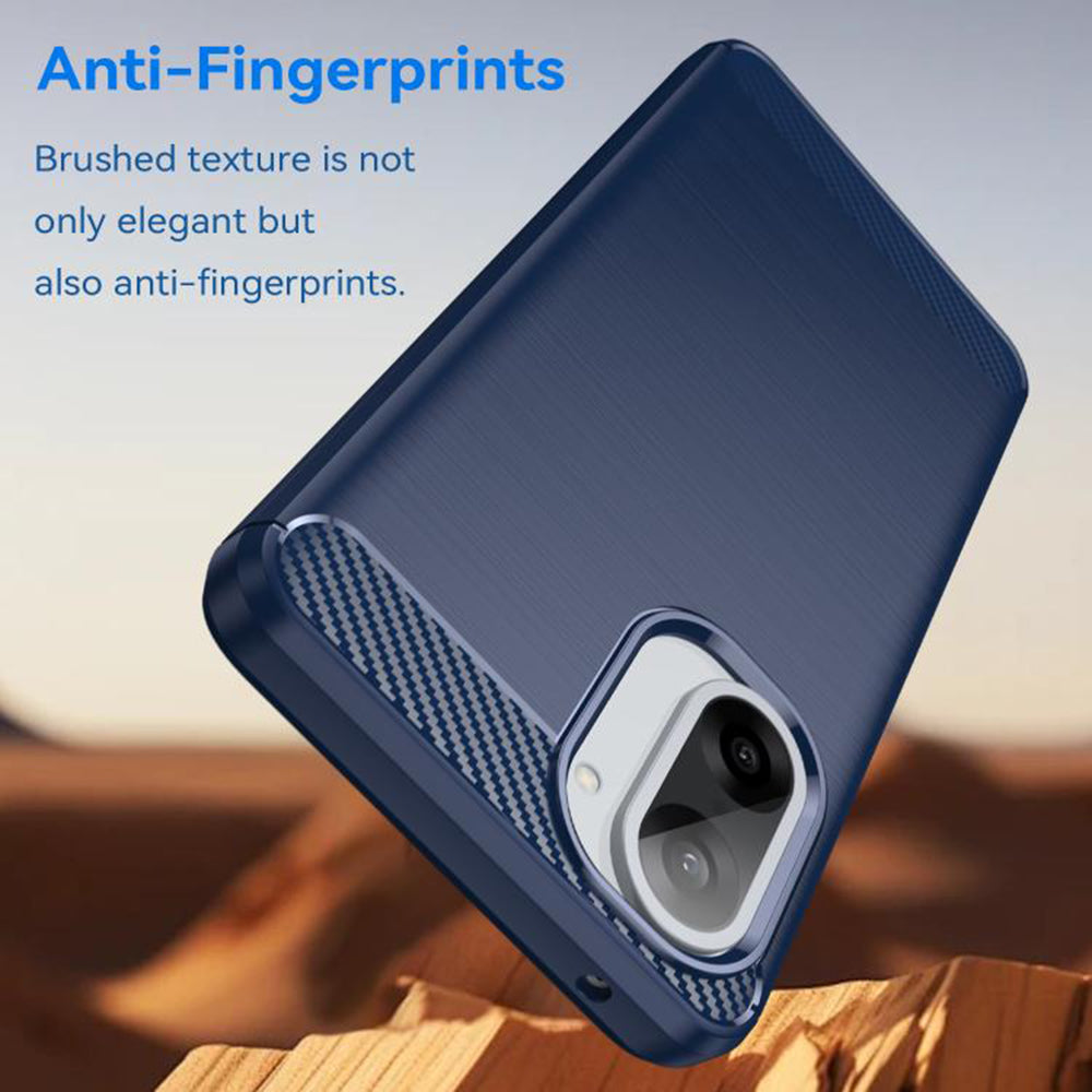 Etui til Honor X5c Plus, Techsuit, Carbon, Blå