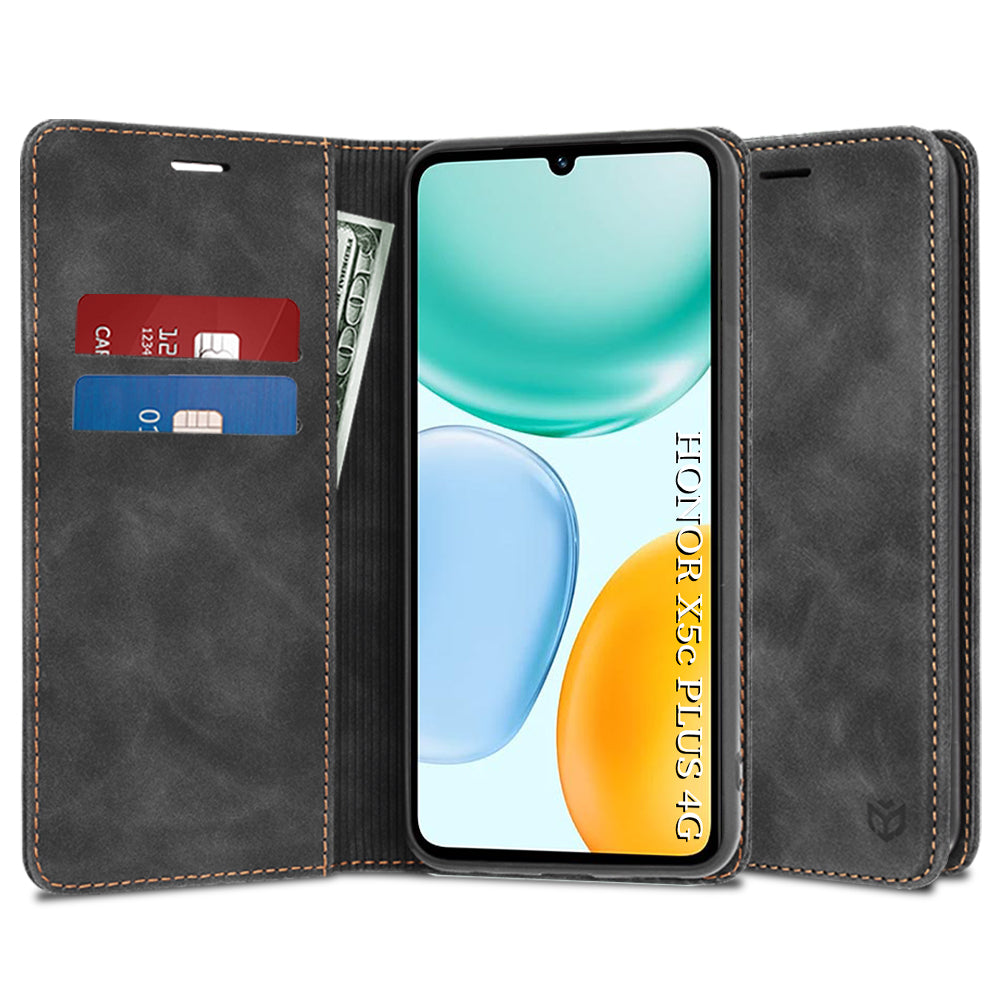 Etui til Honor X5c Plus, Techsuit, Confy, Sort