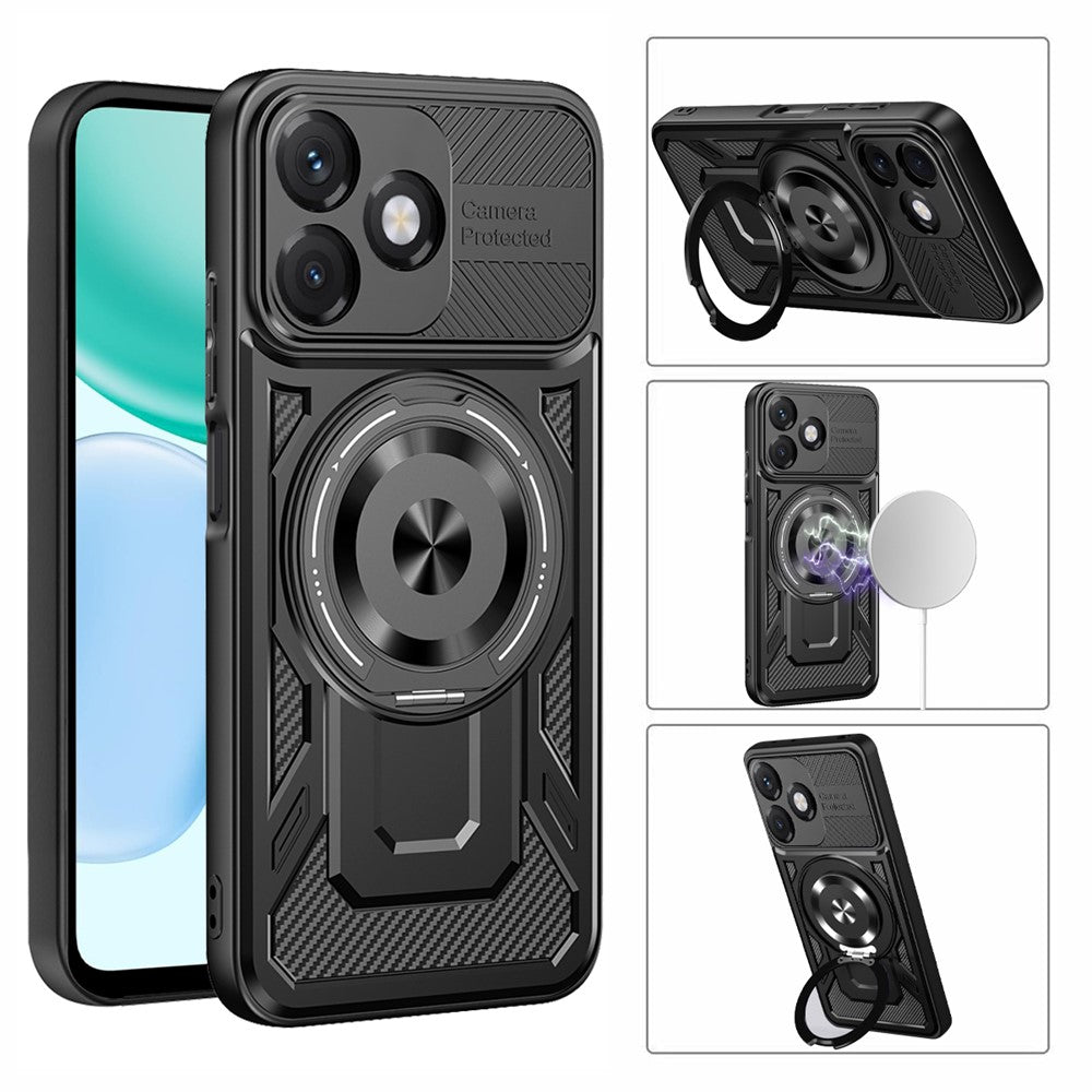 Etui til Honor X5c Plus, Techsuit, RuggedCam, Lilla