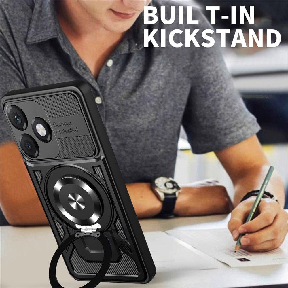 Etui til Honor X5c Plus, Techsuit, RuggedCam, Lilla