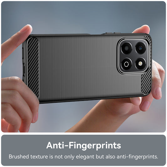 Cover til Honor X6b, Techsuit, Carbon, Sort