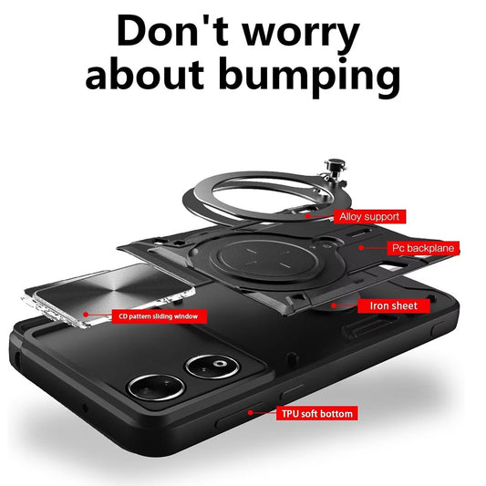 Cover til Honor X7b 5G / 90 Smart / X7b 4G, Techsuit, CamGuard Pro, Sort