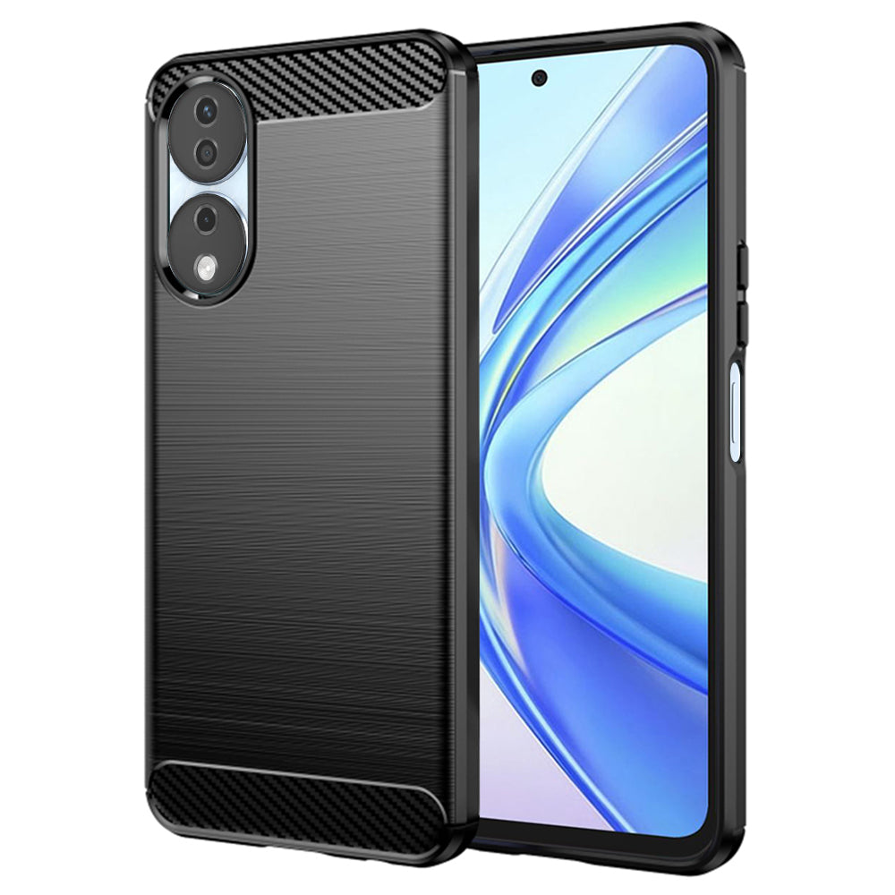 Cover til Honor X7b 5G / 90 Smart / X7b 4G, Techsuit, Carbon, Sort