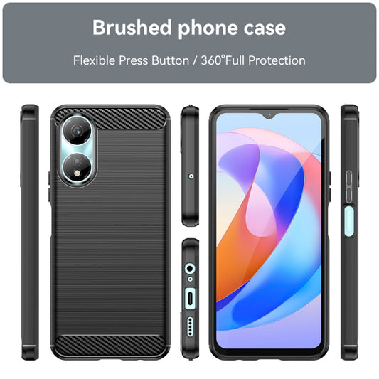 Cover til Honor X7b 5G / 90 Smart / X7b 4G, Techsuit, Carbon, Sort