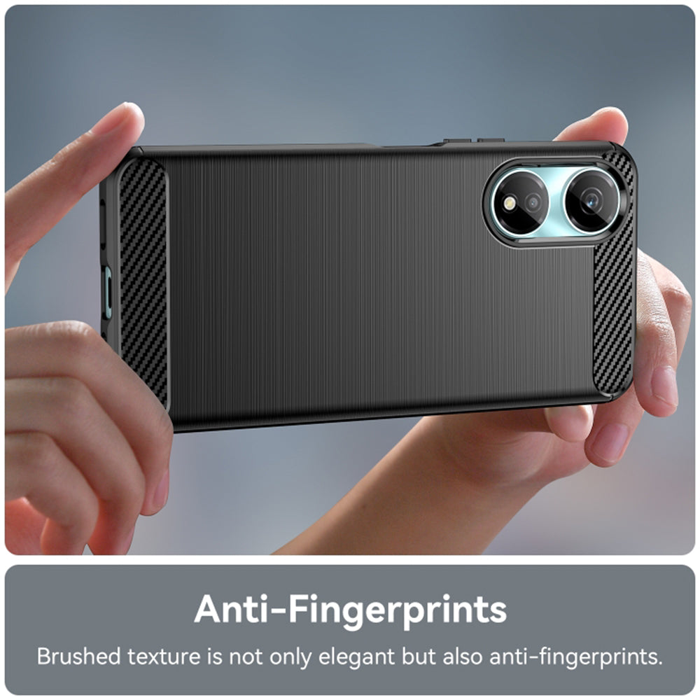 Cover til Honor X7b 5G / 90 Smart / X7b 4G, Techsuit, Carbon, Sort