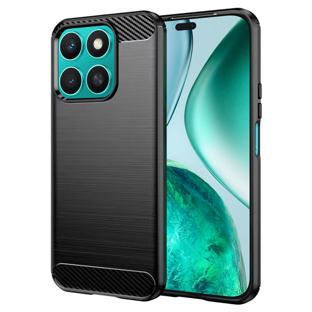 Cover til Honor X8c, Techsuit, Carbon, Sort