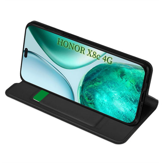 Cover til Honor X8c, Techsuit, Magskin Book, Sort