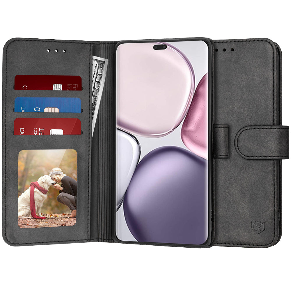 Cover til Honor X9c / Magic7 Lite, Techsuit, Diary Book, Sort