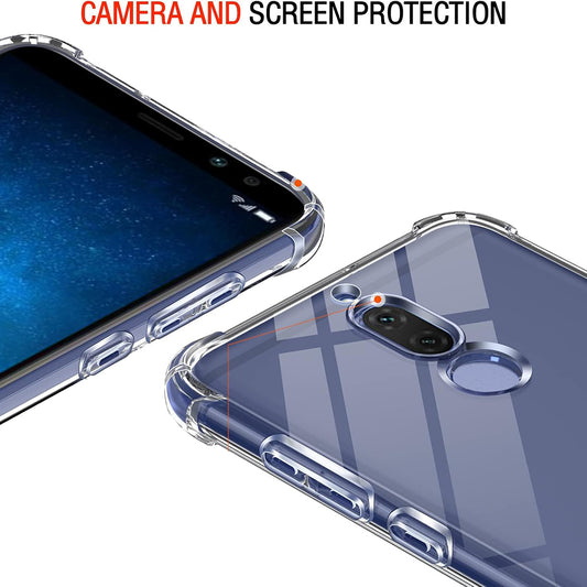 Cover til Huawei Mate 10 Lite, Techsuit, Stødabsorberende Klar, Transparent