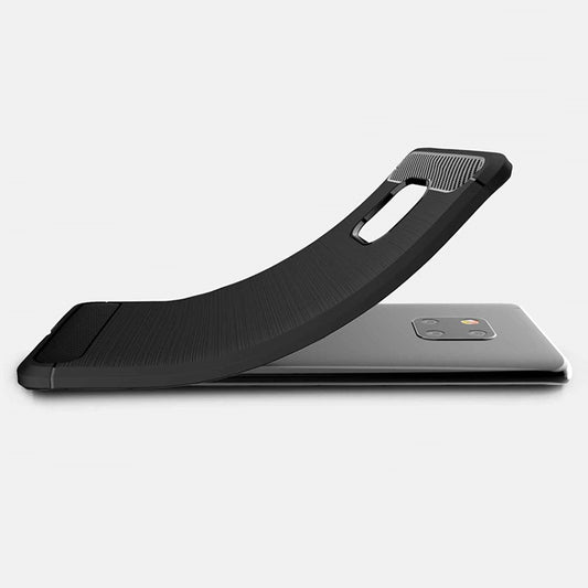 Cover til Huawei Mate 20 Pro, Techsuit, Carbon, Sort