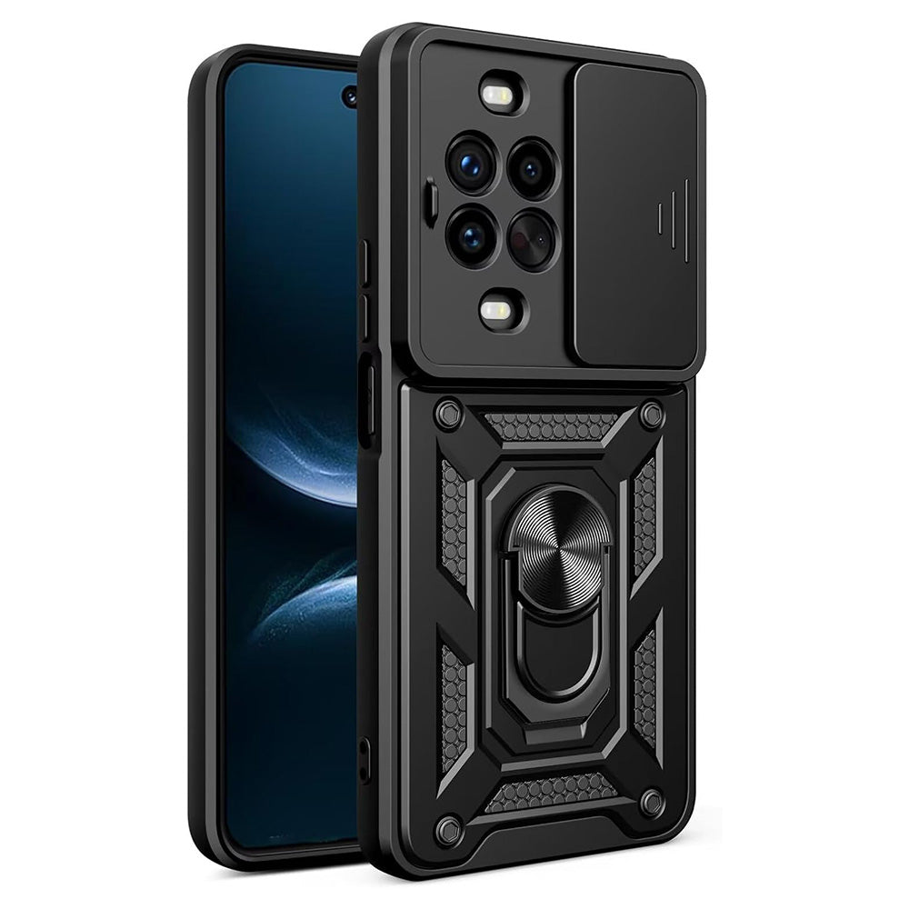 Etui til Huawei nova 14 Pro, Techsuit, CamShield, Sort