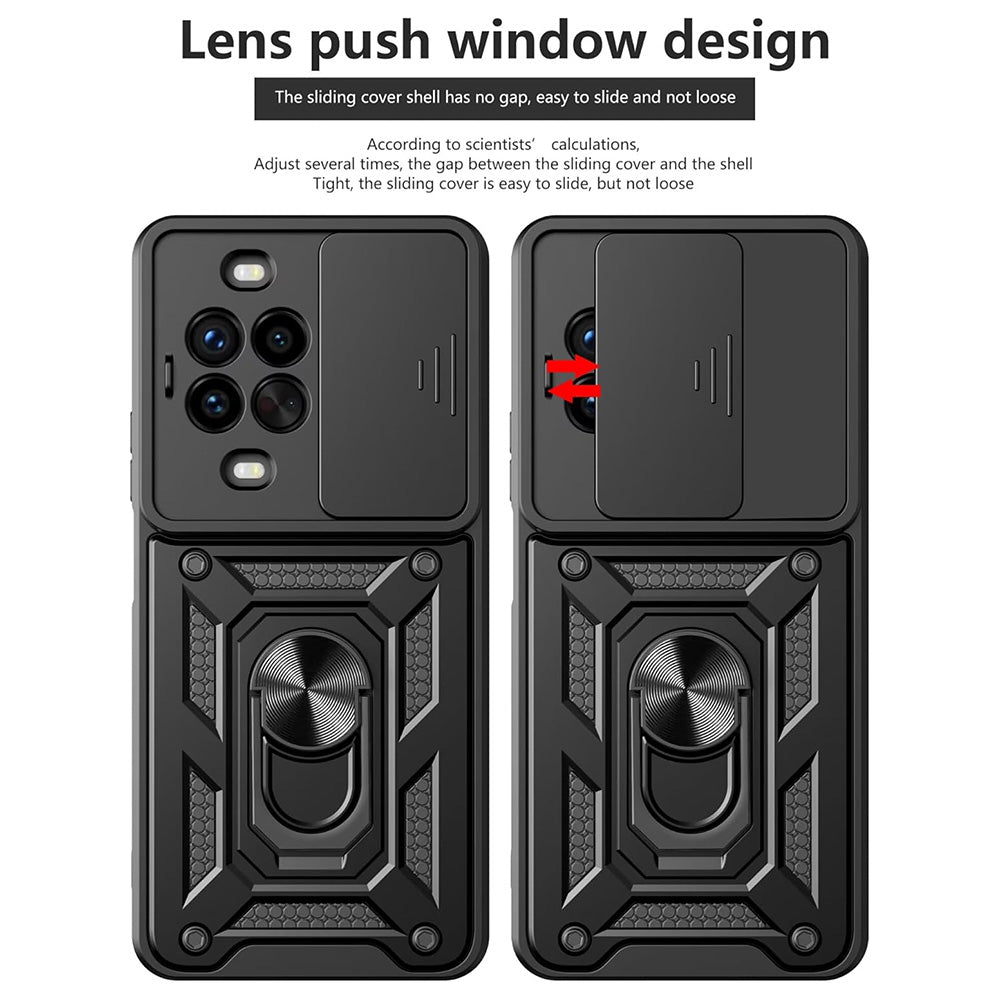 Etui til Huawei nova 14 Pro, Techsuit, CamShield, Sort