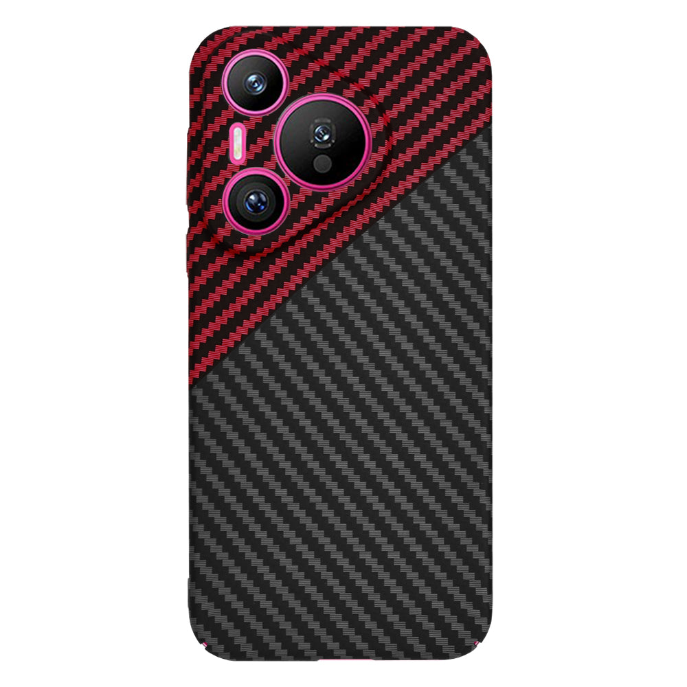Cover til Huawei Pura 70, Techsuit, Carbonite FiberShell, Sort Rød
