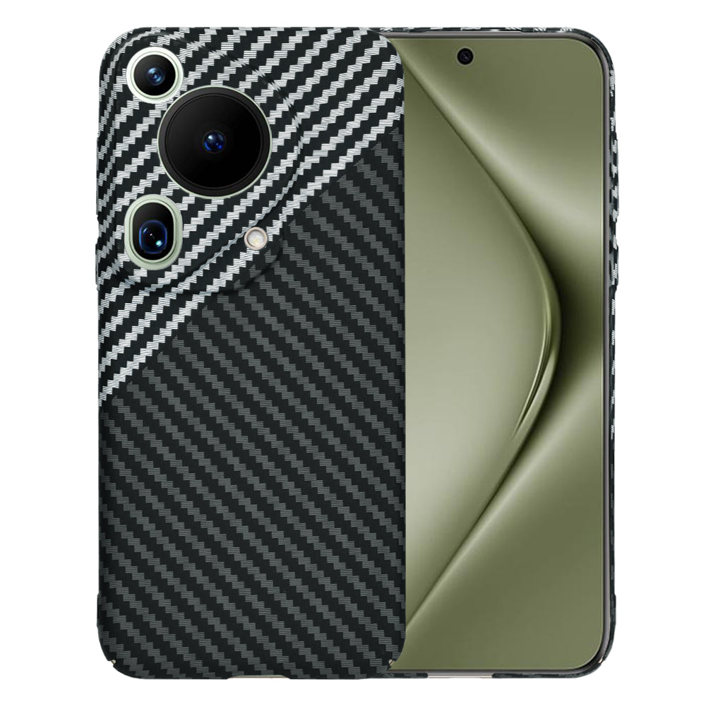 Cover til Huawei Pura 70 Ultra, Techsuit, Carbonite FiberShell, Sort Grå