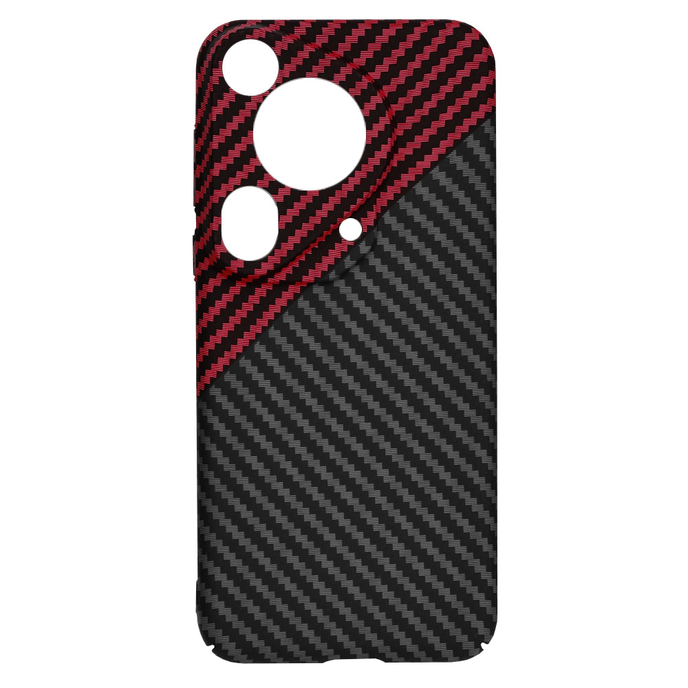 Cover til Huawei Pura 70 Ultra, Techsuit, Carbonite FiberShell, Sort Rød