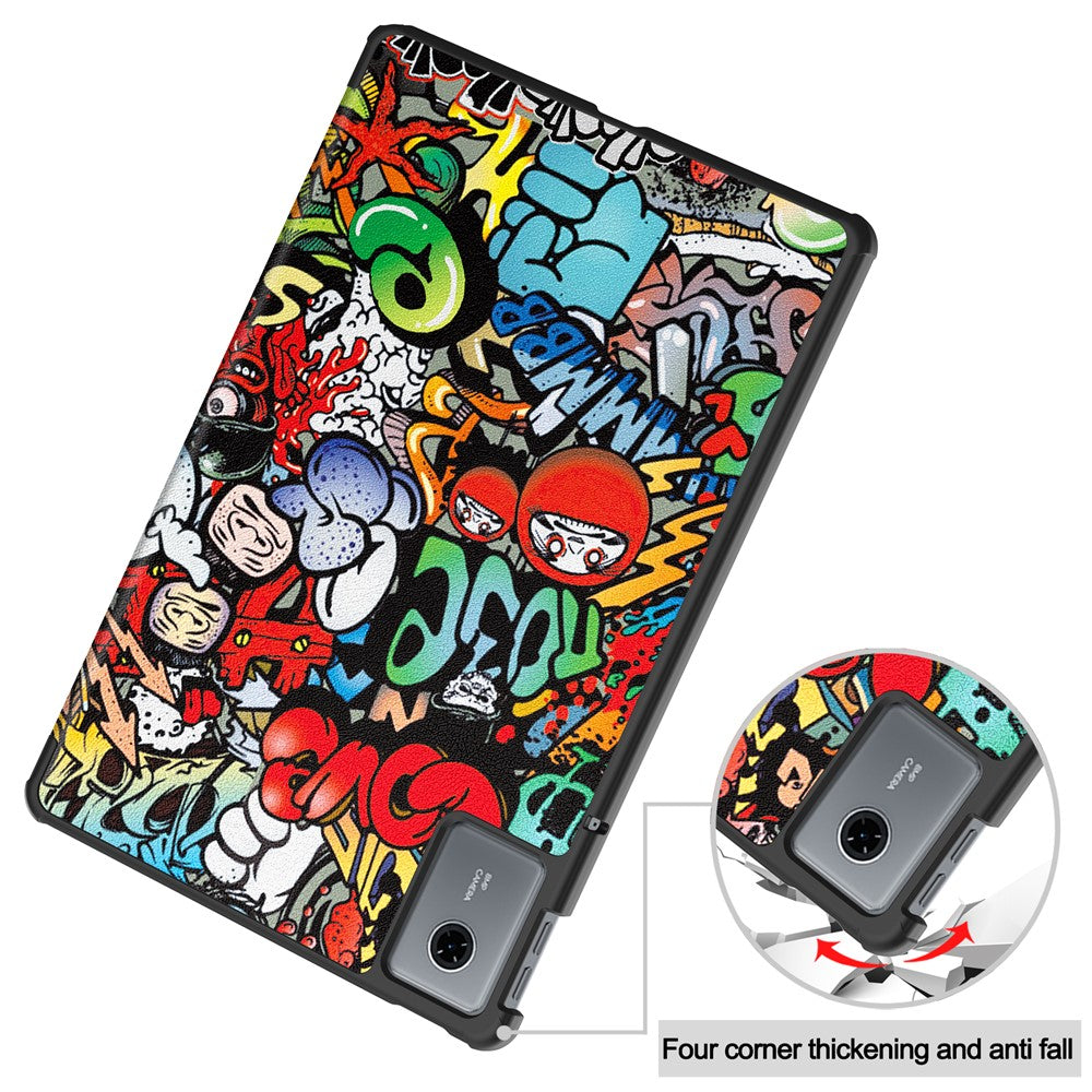 Etui til Lenovo Idea Tab 11, Techsuit, FoldPro Urban Vibe, Multifarvet