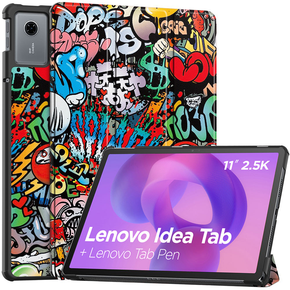 Etui til Lenovo Idea Tab 11, Techsuit, FoldPro Urban Vibe, Multifarvet