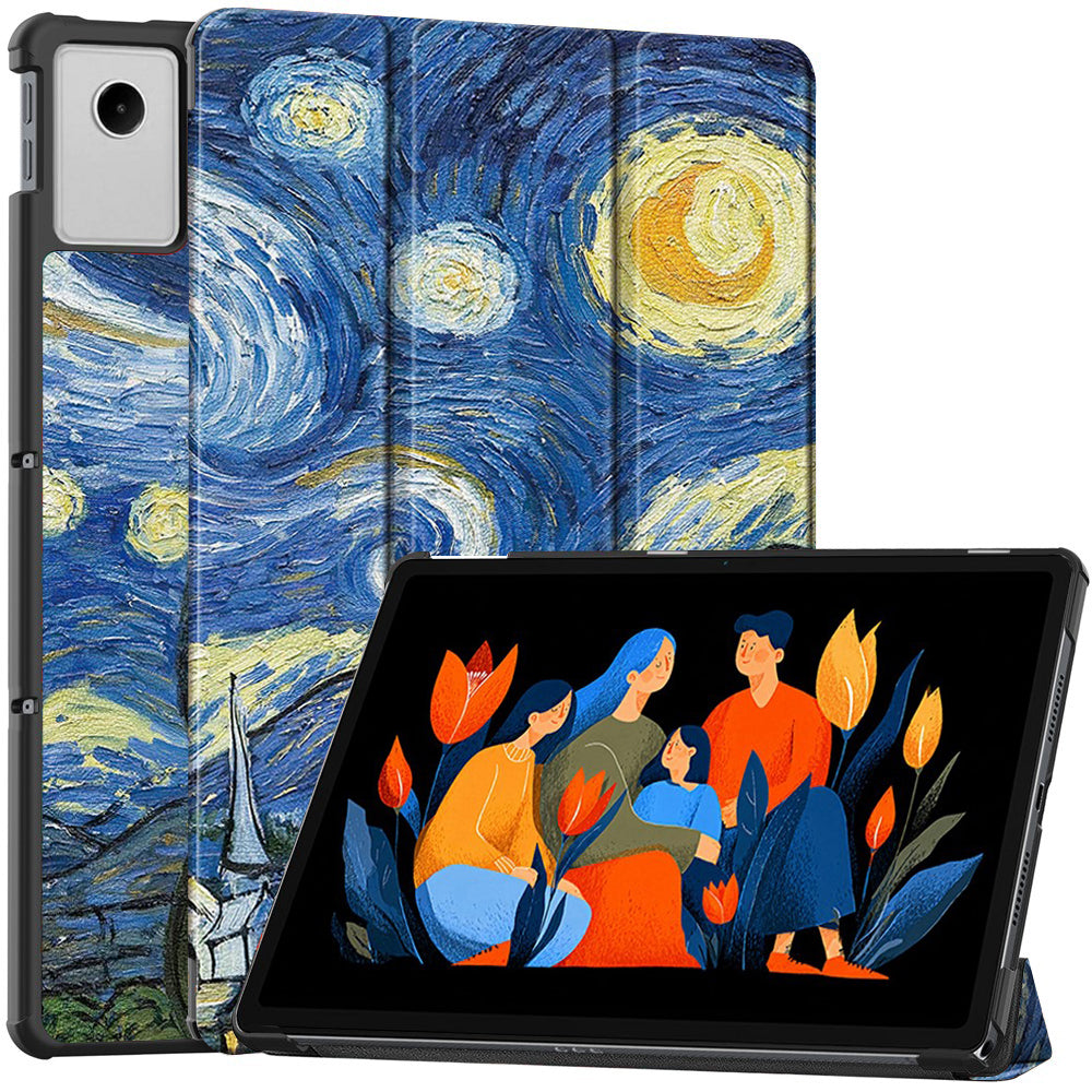 Etui til Lenovo Idea Tab Plus, Techsuit, FoldPro Starry, Multifarvet