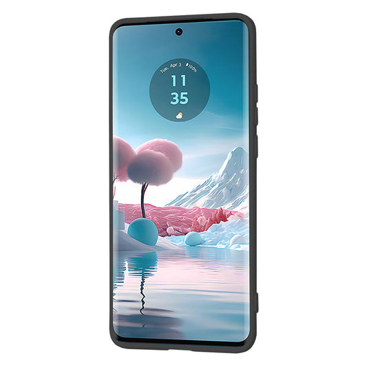 Cover til Motorola Edge 40 Neo, Techsuit, SoftFlex, Sort