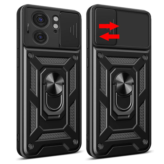 Cover til Motorola Edge 40, Techsuit, CamShield, Sort