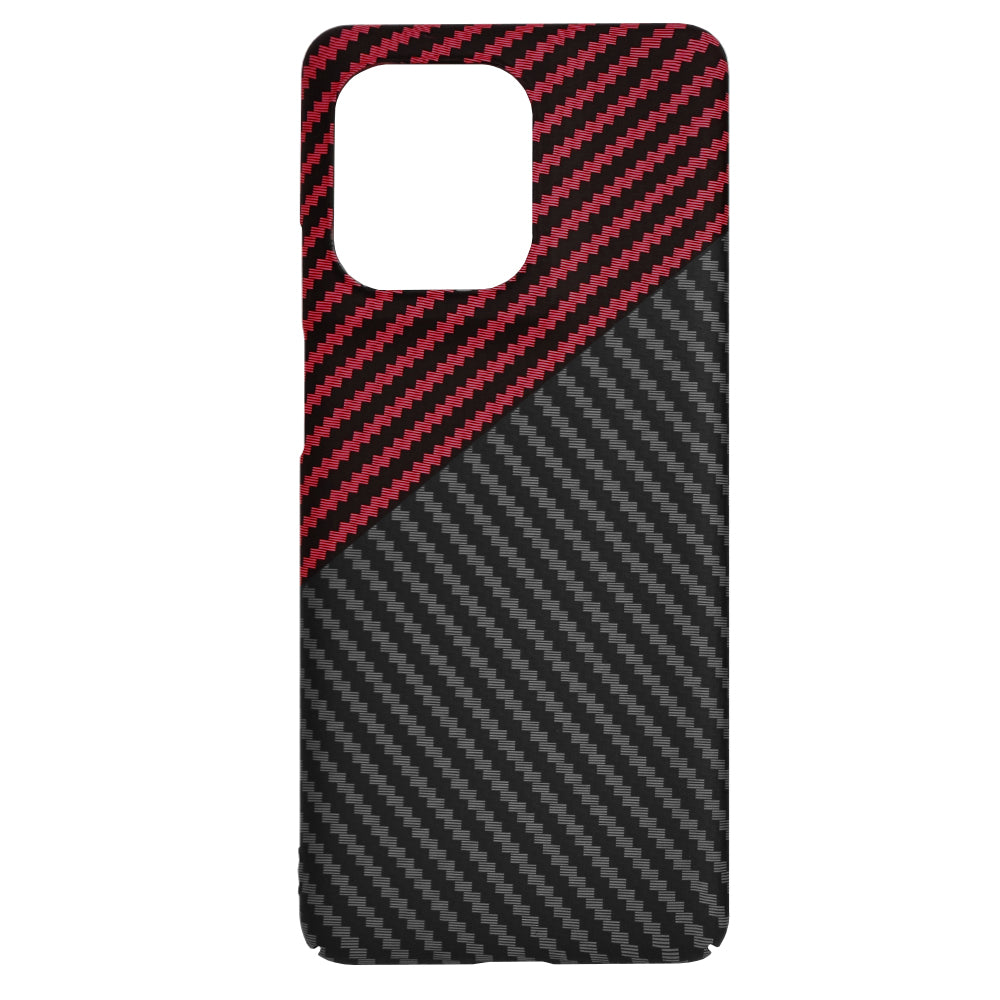 Cover til Motorola Edge 50 Pro, Techsuit, Carbonite FiberShell, Sort Rød