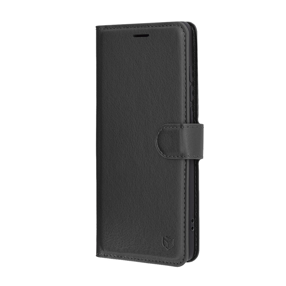 Cover til Motorola Edge 60 Fusion / Edge 60, Techsuit, Leather Folio, Sort