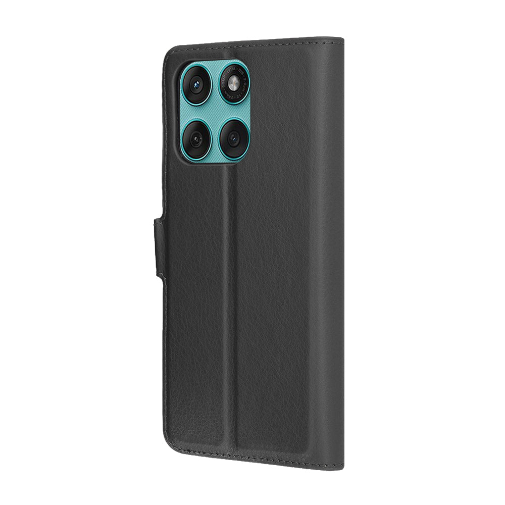 Cover til Motorola Edge 60 Fusion / Edge 60, Techsuit, Leather Folio, Sort