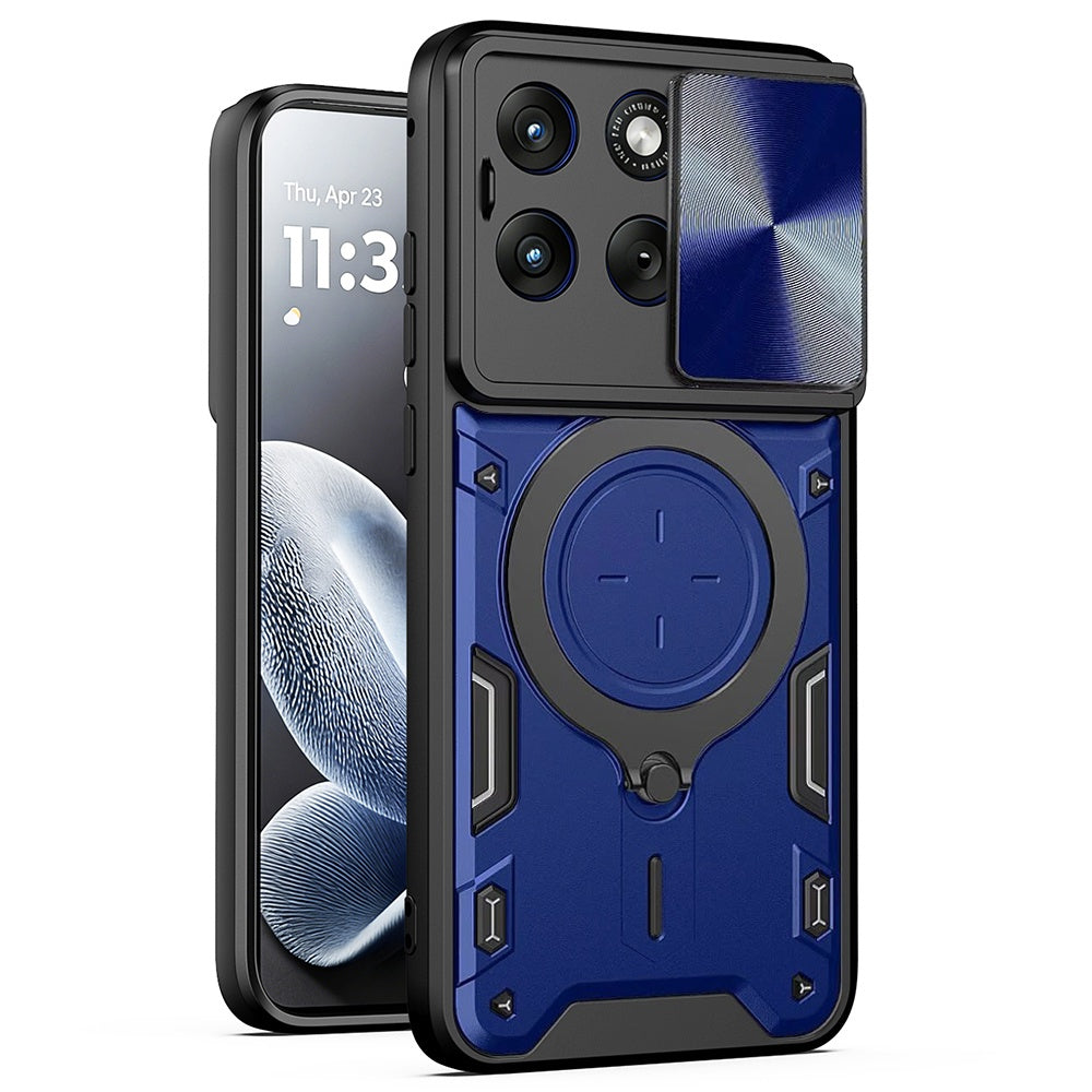 Etui til Motorola Edge 70 Fusion, Techsuit, CamGuard Pro, Blå
