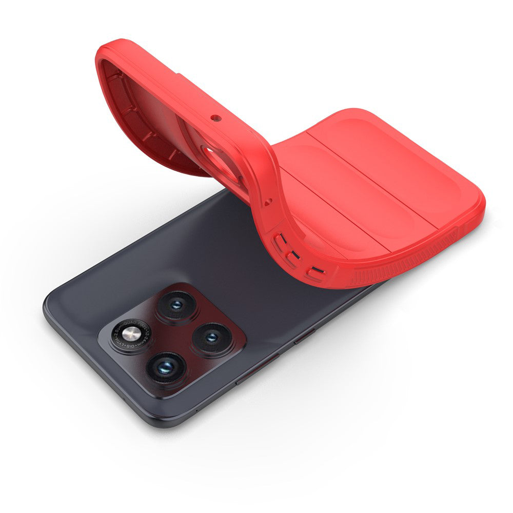 Cover til Motorola Edge 70 Fusion, Techsuit, Magic Shield, Rød